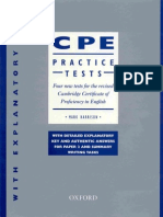 Exercises-certificate in Proficiency English - Tests Oxford