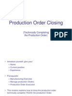 Production Order - Murali Krishna Nookella