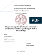 Tesi Bioingegneria Sviluppo Di Un Algoritmo Di Trattografia Deterministica Dti