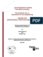 Retaining Wall Stability 2.05 Documentation