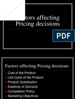 Pricing and Distribution Decisions