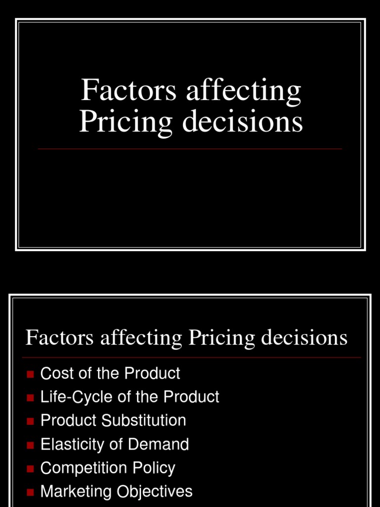 Pricing and Distribution Decisions PDF Retail Distribution (Business)