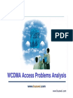 09 WCDMA RNO Access Failure Problem Analysis