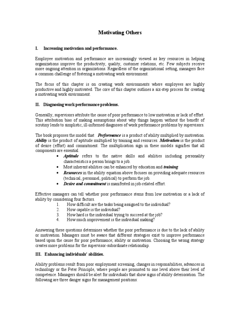 Strategies for Motivating Employees | PDF | Motivation | Motivational