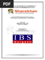 Project Sharekhan Mba