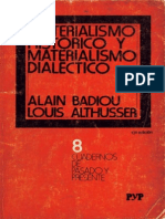 Althusser Materialismo Historico y Materialismo Dialectico Ocr