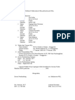 Format Rekaman Pelaksanaan PKL