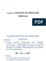 Espectrometria de Absorção Atômica