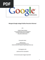 Download Mengenal Google Sebagai Fasilitas Pencarian Informasi by Artono Dwijo Sutomo SN16762965 doc pdf
