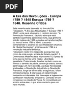 A Era das Revoluções