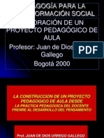 Elaboracic3b3n Del Proyecto Pedagc3b3gico de Aula