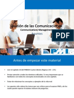 Presentacion - Gestion de Las Comunicaciones Del Proyecto - Fourth Edition