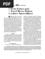 7 Fatos Sobre Apocalipse