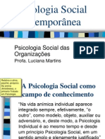 Psicologia Social ContemporÃ¢nea