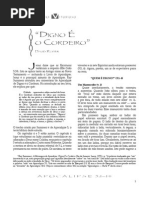 Digno é o Cordeiro