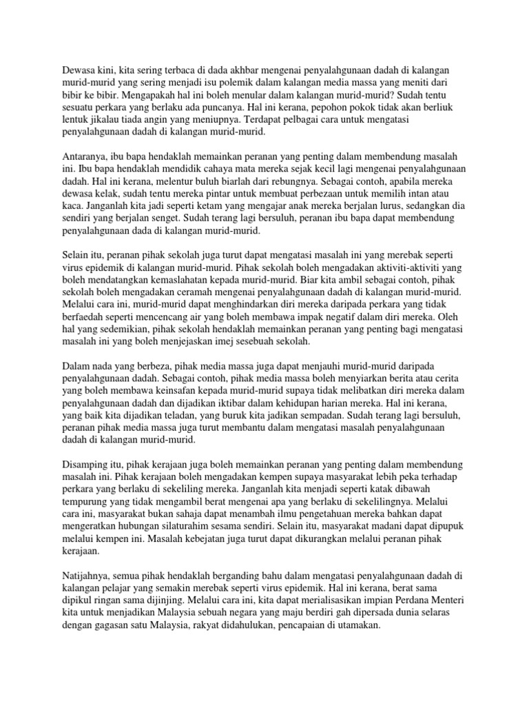 Penyalahgunaan Dadah  PDF