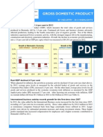 Gross Domestic Product: GDP $5.5 Billion, Down 1.4 Per Cent in 2012