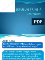 Sepuluh Prinsip Ekonomi