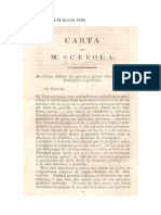 GARRETT Carta de M. Scevola, 1830