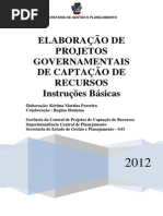Elaboracao de Projetos Governamentais de Captacao de Recursos Instrucoes Basicas v11
