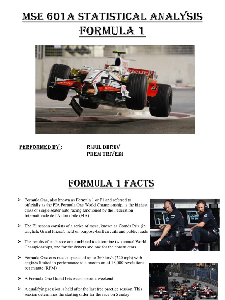MSE Analysis in Formula One Racing | PDF | Formula One | Fédération ...