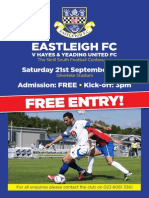 Free Entry for Hayes and Yeading