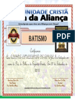 Certificado Elaine Cavalcante