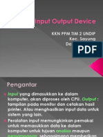 Input & Output-Device