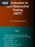 Non Destructive Testing