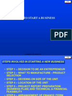 Steps Involved in Starting A New Business