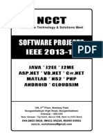 Software Project Titles 2013-14, IEEE