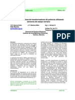 Monitoreo en línea de trafo de potencia utilizando sensores de campo}