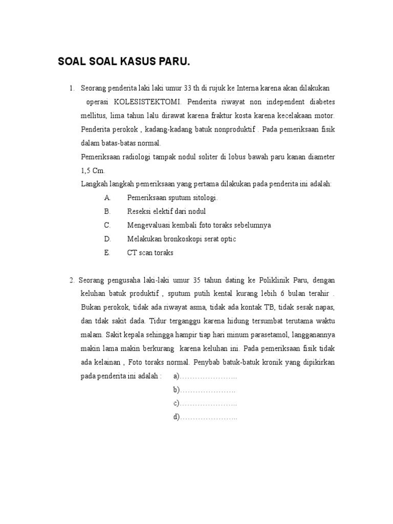 15++ Contoh soalkasus k3 info