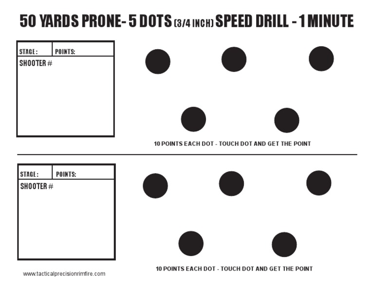 50-Yard Prone Shooting Speed Drill | PDF