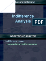 Indifference Analysis: Background To Demand