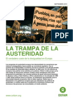 Informe Oxfam La Trampa de La Austeridad