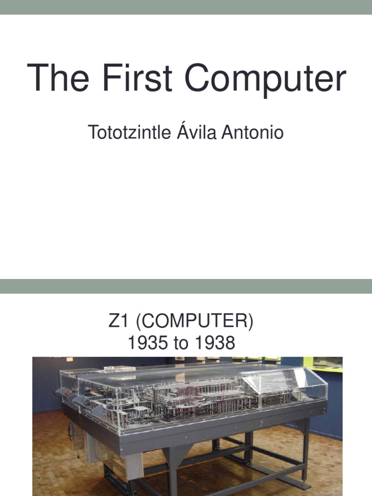 History of Early Computers and Innovations | PDF | Technology & Engineering