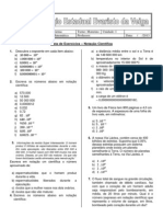 Lista de Exercícios Notação Científica