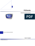 FDOnAir User Manual