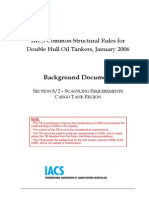 Backgournd Document Section 8 Scantling Requirements IACS Oil Tankers