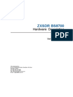ZXSDR BS8700 (V4.00.30) Hardware Description