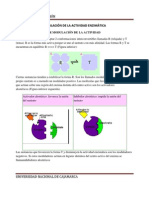 Regulación de La Actividad Enzimática