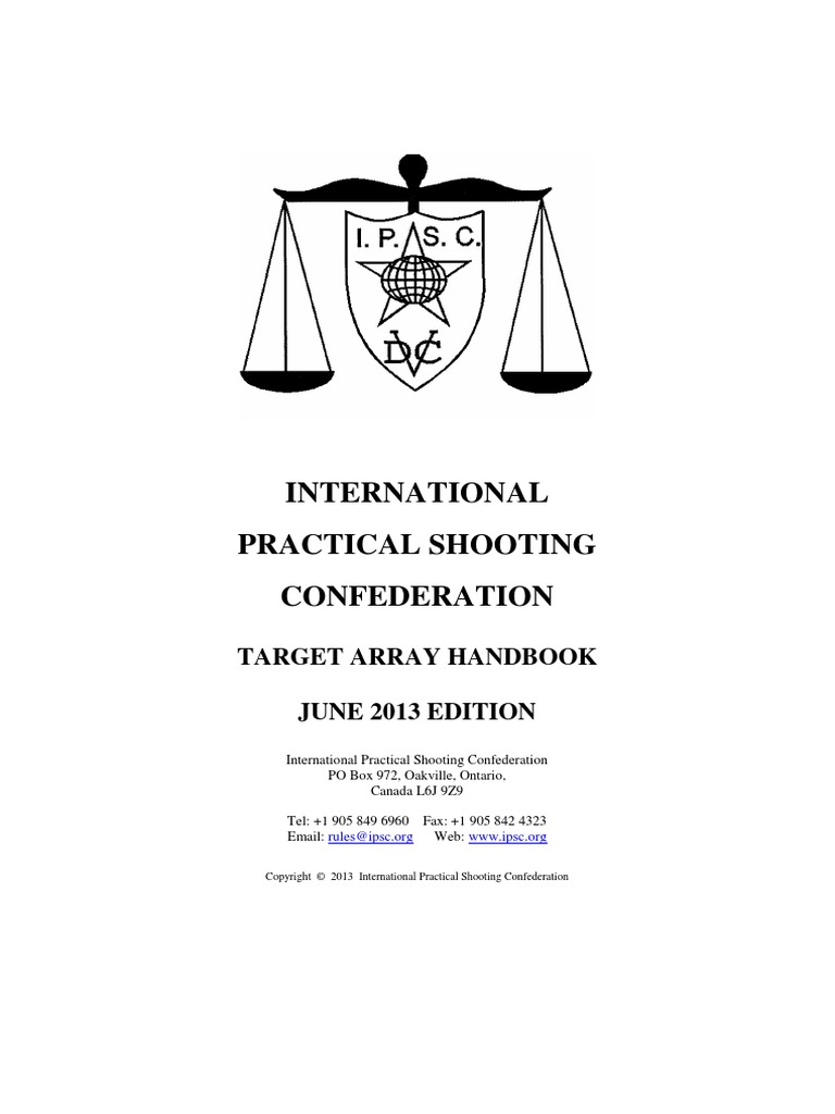 IPSC Target Array Handbook June 2013 Sports
