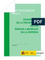 Desarrollo de La Prevencion de Los RL en La Empresa