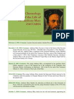 Essential Chronologyof The Life of ST. Anthony MaryZACCARIA