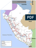 Mapa de La Red Dorsal Nacional de Fibra Óptica