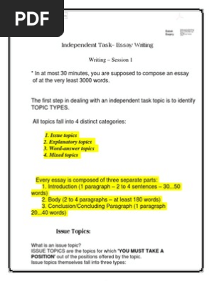TOEFL Writing