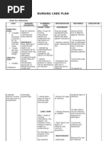 Nursing Care Plan Anemia | PDF | Anemia | Nursing