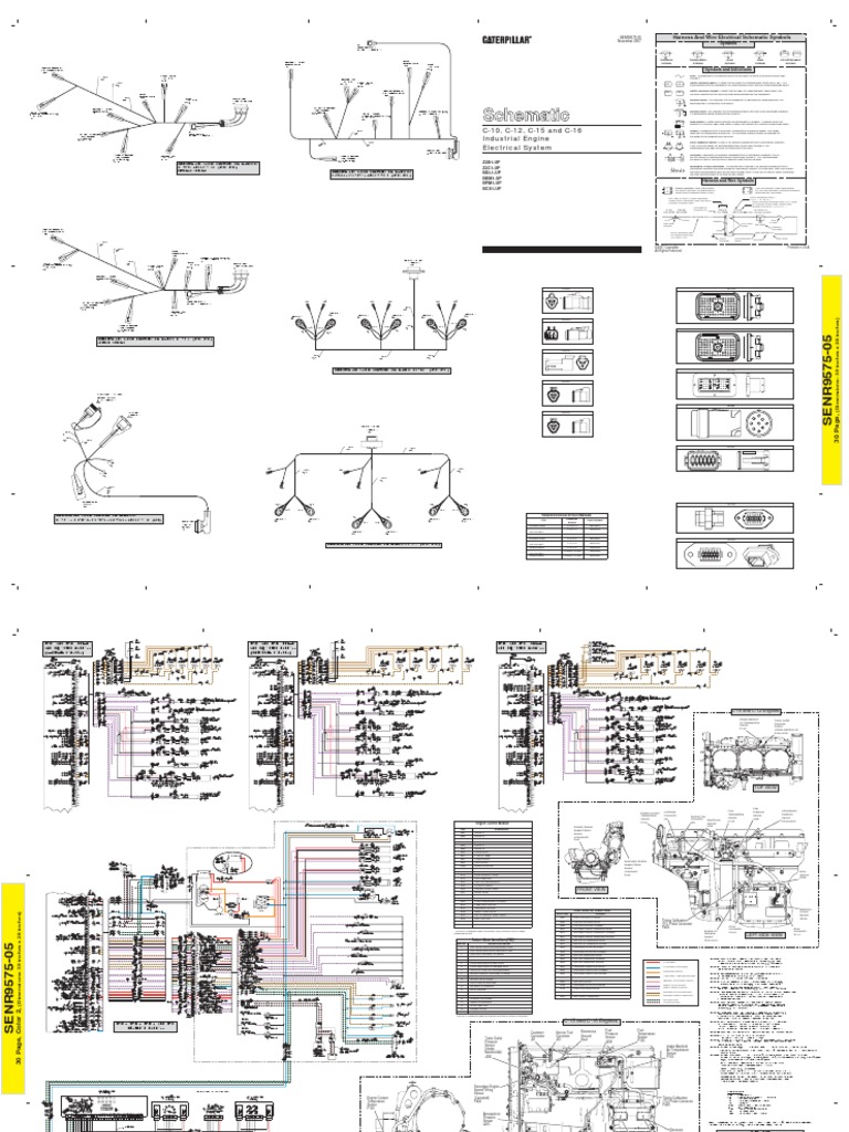 CAT C12 C13 C15 Electric Schematic Electrical CAT C12 C13 C15 Electric Schematic Electrical