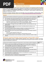 Electrical Safety Checklist